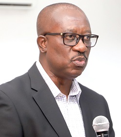Kwame Gyimah Akwafo, President of the Ghana Red Cross Society, speaking at the conference. Picture: GABRIEL AHIABOR Kwame Gyimah Akwafo, President of the Ghana Red Cross Society, speaking at the conference. Picture: GABRIEL AHIABOR